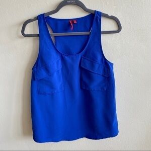 𝅺COPY - 5/48 Blue Sleeveless Blouse Small